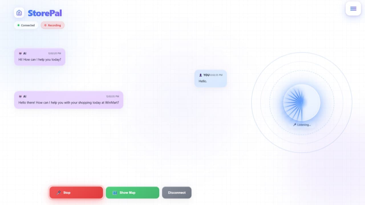 Screenshot of StorePal