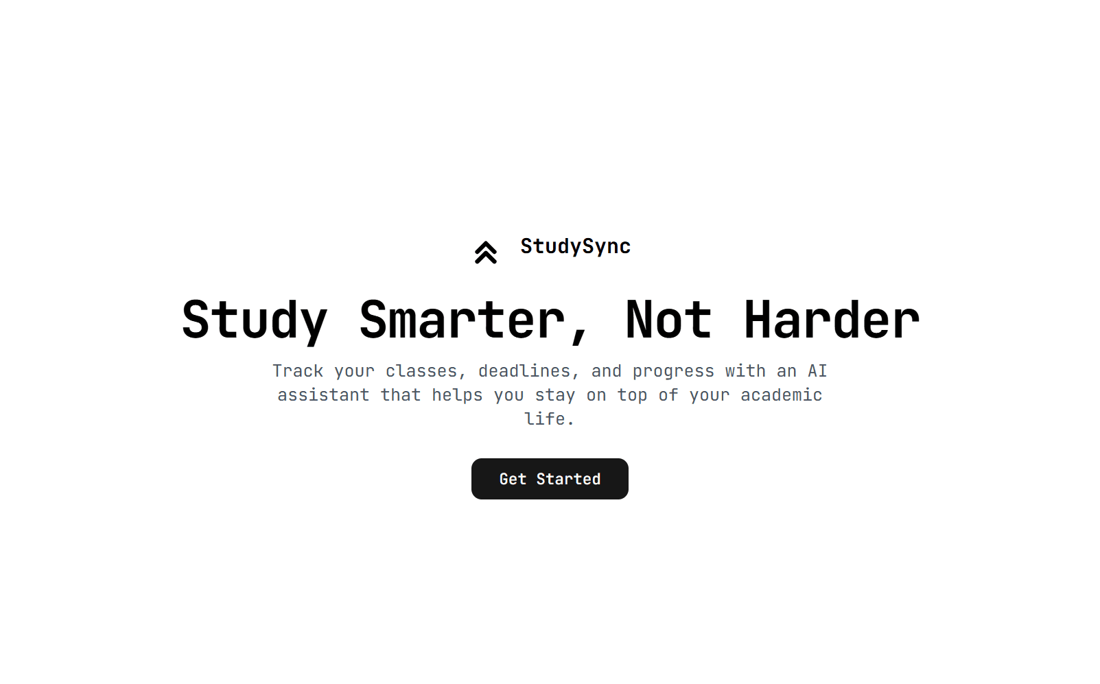 Screenshot of StudySync