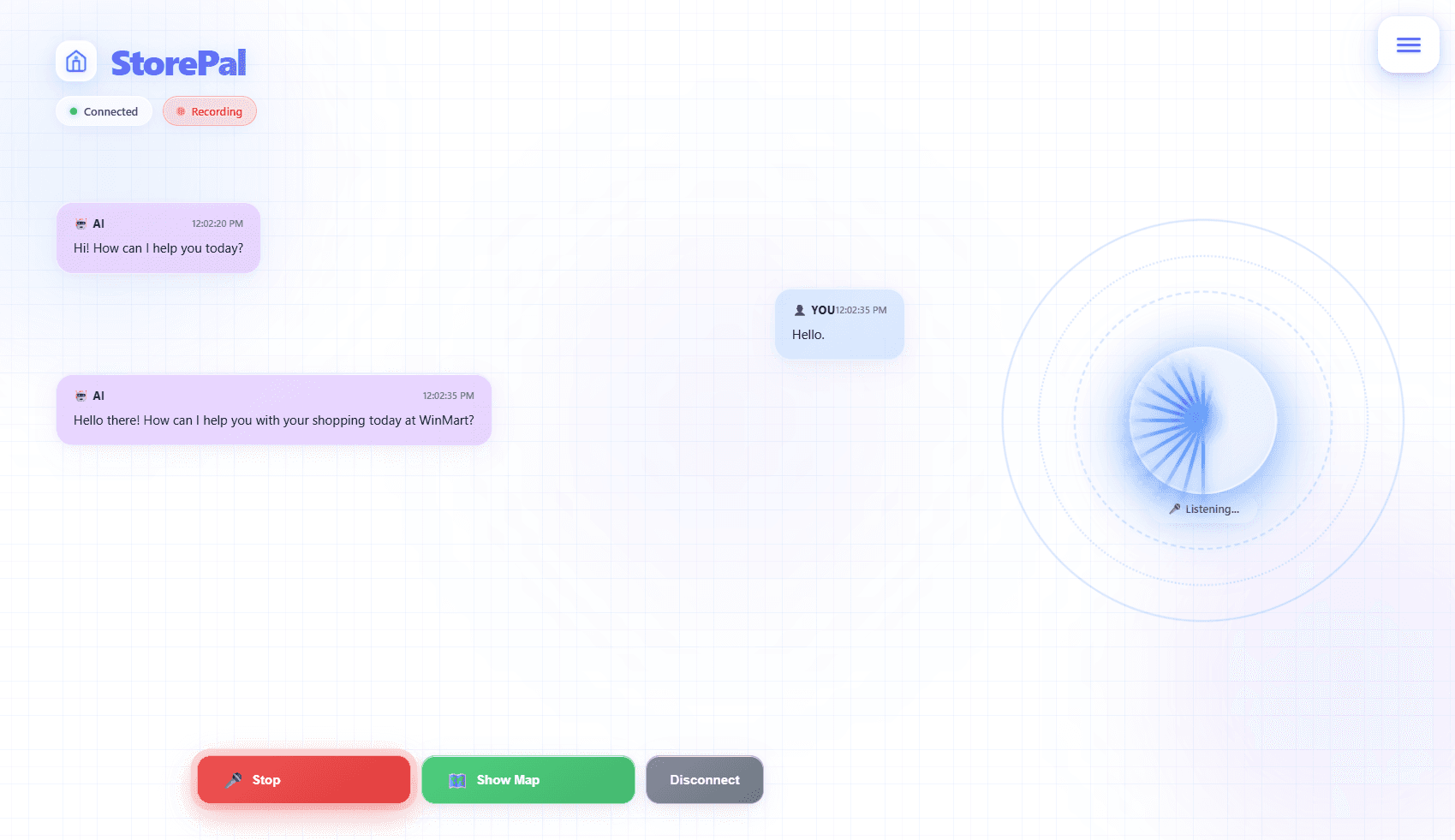 Screenshot of StorePal